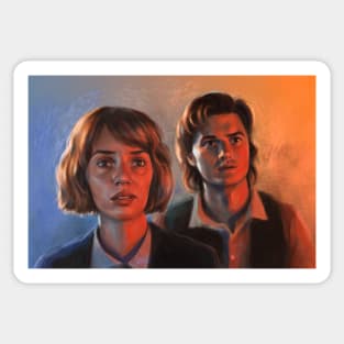 Steve & Robin - Stranger Things Sticker